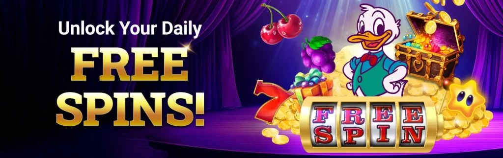 Slots Bonuses & Free Spins at DuckyLuck