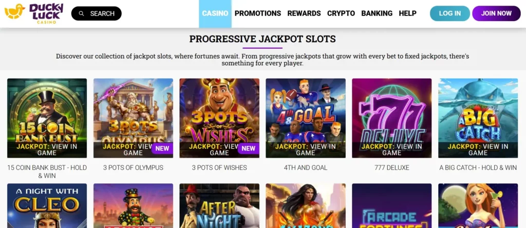 Progressive Jackpot Slots