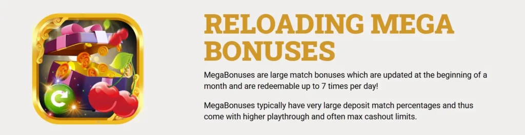 Crypto Reload Bonus (Extra % for Bitcoin Deposits)